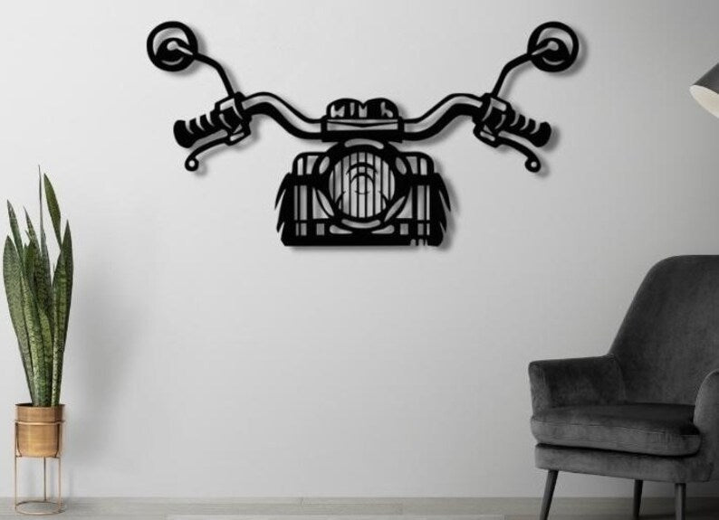 Classic 350 Front Grill Motorcycle Design Wall Decore