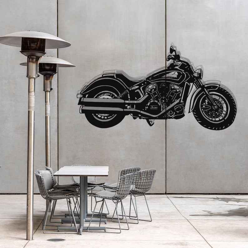 Motorcycle Motorroad Wall Decor